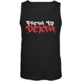 thumbnail image 1 of Fresh To Death Black Adult Tank Top - Small, 1 of 1