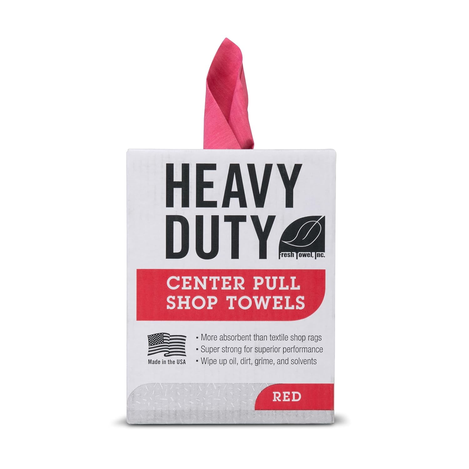 Fresh Towel Heavy Duty Center Pull Shop Towel Rags for Cleaning- (1 Box ...