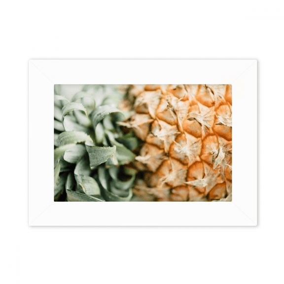 Fresh Tropical Fruit Pineapple Picture Photo Mount Frame Picture Art Painting Desktop 5x7 inch