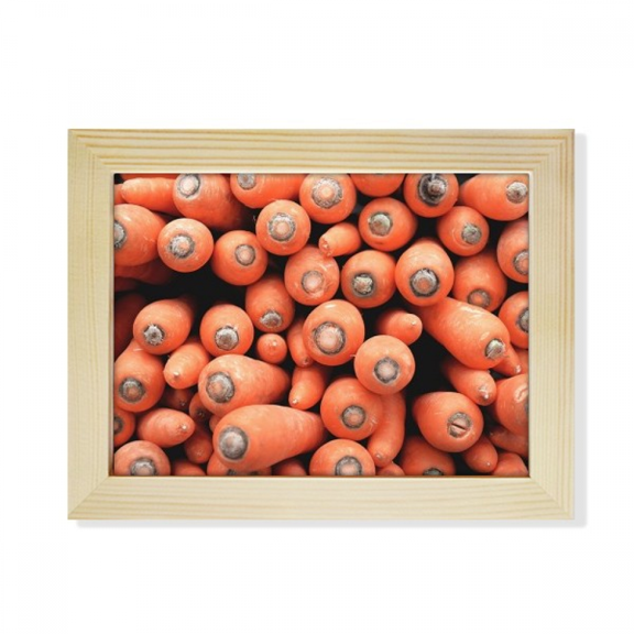 Fresh Vagetable Carrots Picture Photography Desktop Photo Frame Picture Art Decoration Painting 6x8 inch