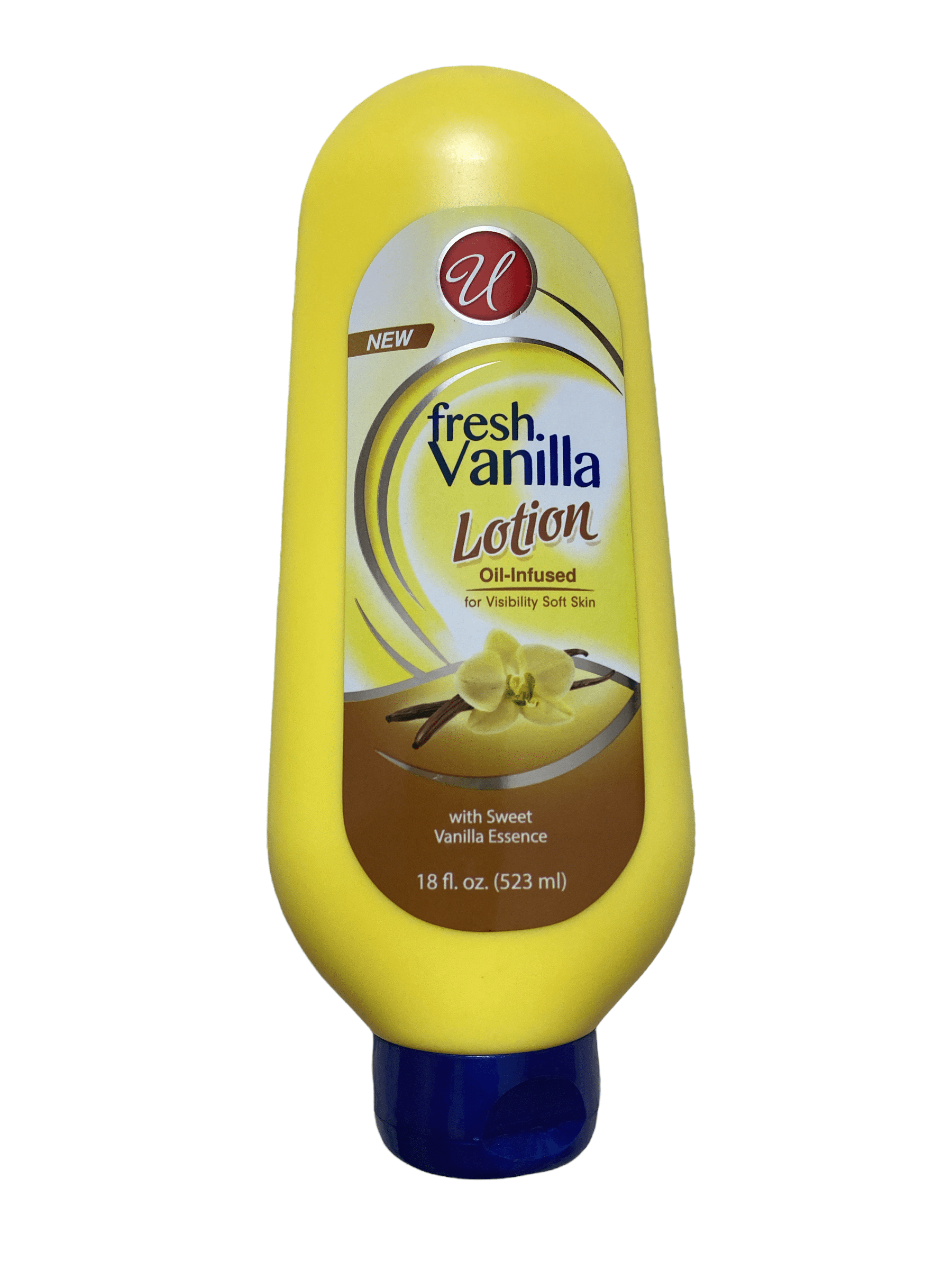 Fresh Vanilla Lotion Oil-Infused for Visibility Soft Skin with Sweet Vanilla  Essence 18 oz 523 ml Each Pack of 2 
