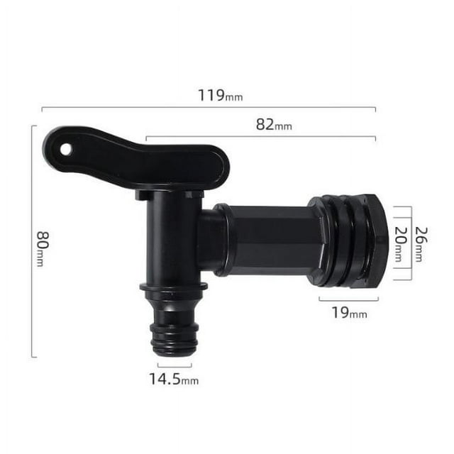 Fresh Waste Water Tank Drain Tap Fit For Motorhome Caravan Boat Camper Van Drain Tap Car