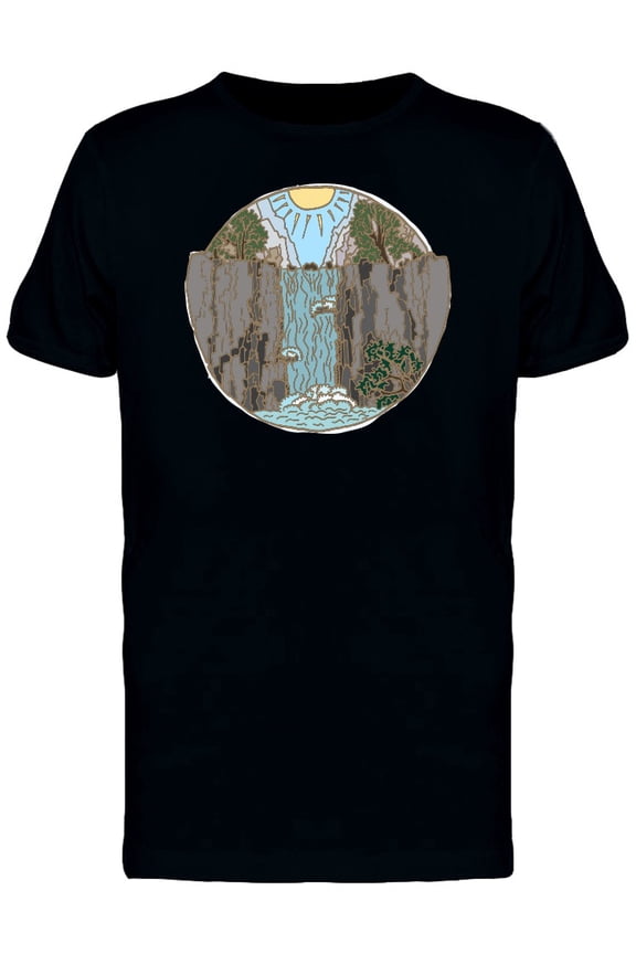 Fresh Water Steam T-Shirt Men -Image by Shutterstock, Male 3X-Large