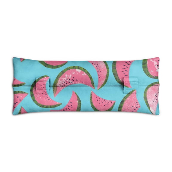Fresh Watermelon Aesthetic Mastectomy Cushion - Universal Fit Seatbelt Pillow for Breast Surgery Recovery