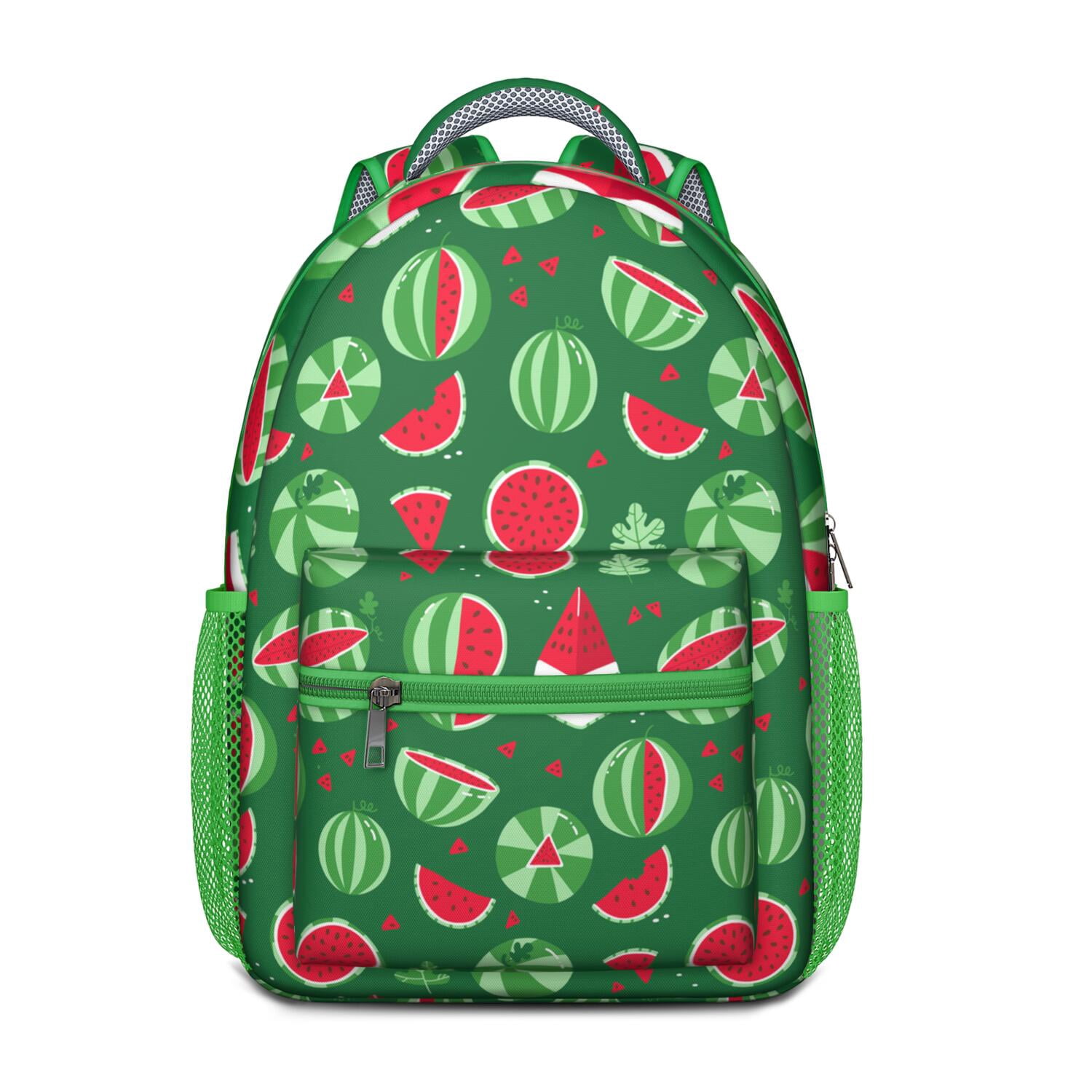 For U Designs Classic Fresh Watermellon Pattern Backpack Orange Students Backpack Oranges Fruit Fresh Summer Cute  main image 3