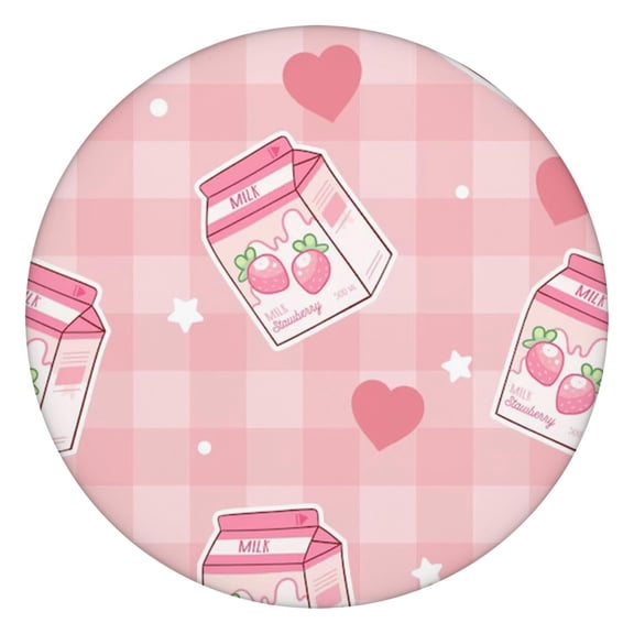 Fresh Watermelon Tablecloth Geometric Fruit Pattern Summer Beach Theme for Picnic and Kitchen