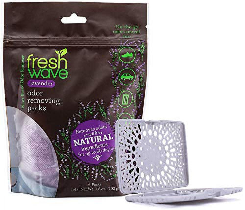 Fresh Wave Lavender Odor Eliminating & Deodorizing Packs Bag of 6
