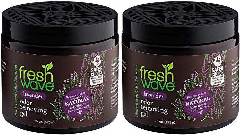 Fresh Wave Lavender Odor Removing Gel, 15 Oz. Pack Of 2 Safer Odor