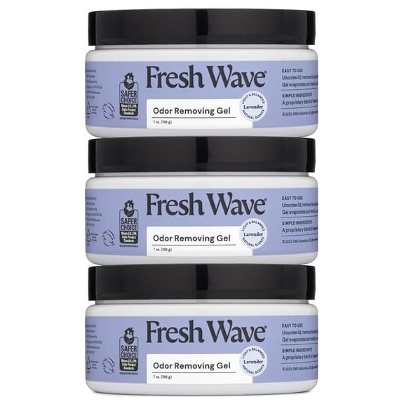 Fresh Wave Lavender Scent Odor Removing Gel, 7 oz., 3-Pack