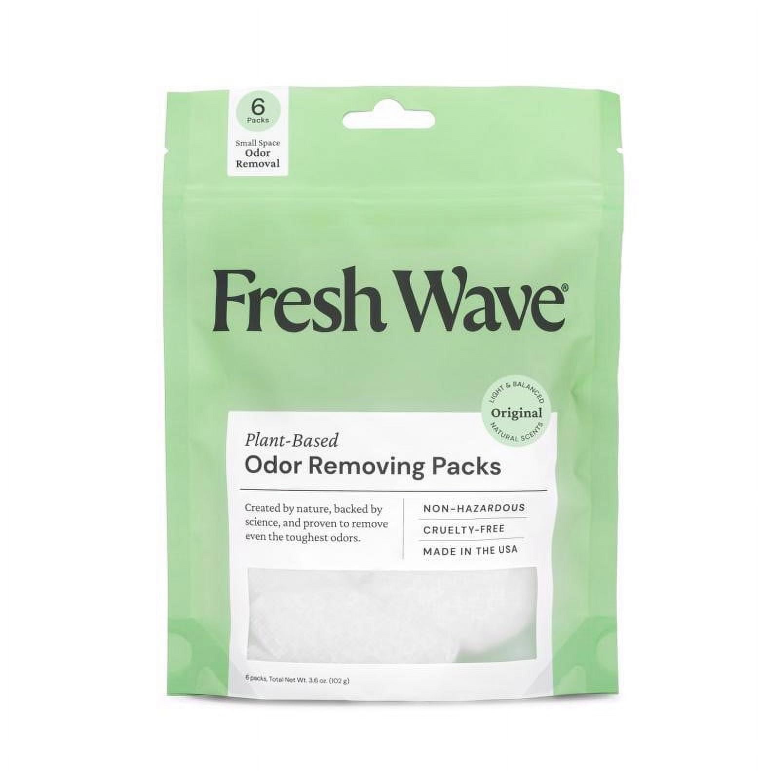 Fresh Wave Natural Scent Odor Removing Packs 6 Count 3.6-oz