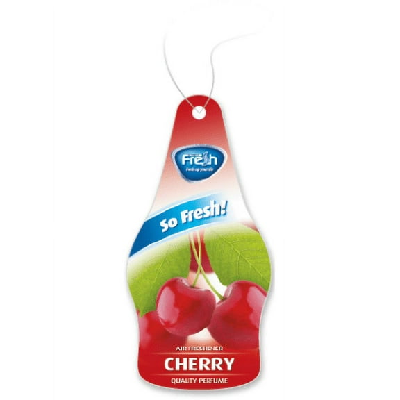 Fresh Way DF22 - Dry So Fresh Car Air Freshener (Cherry) 3 Pack
