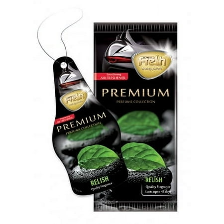 Fresh Way PDF05 - Dry Premium Car Air Freshener (Relish) 3 Pack