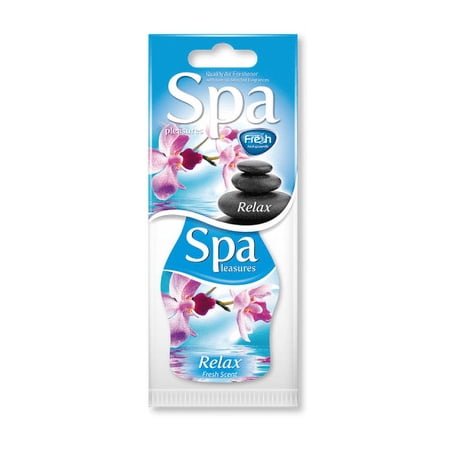Fresh Way SF02 - Dry Spa Car Air Freshener (Relax) 3 Pack