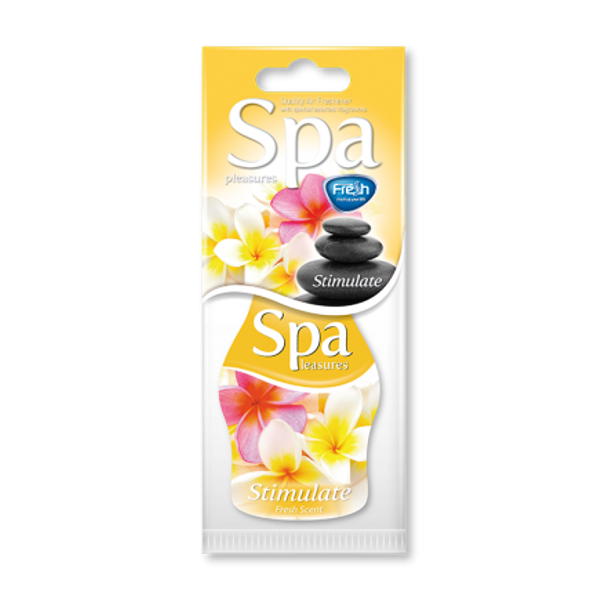 Fresh Way SF05 Dry Spa Car Air Freshener (Stimulate) 3 Pack