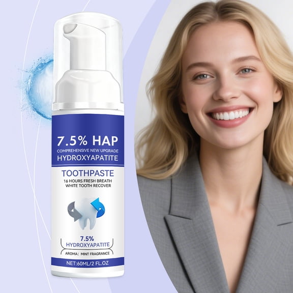 Fresh Whitening Toothpaste Mousse, Foaming Formula for Teeth Cleaning, Freshens Breath & Helps Remove Surface Stains