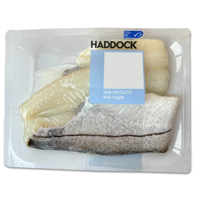 Fresh Wild Caught Haddock Fillets, 0.50 1.10 lbs. MSC Certified. 19g