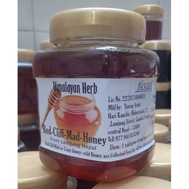 Fresh Wild Himalayan Cliff Honey Red Honey Hunting Honey Natural