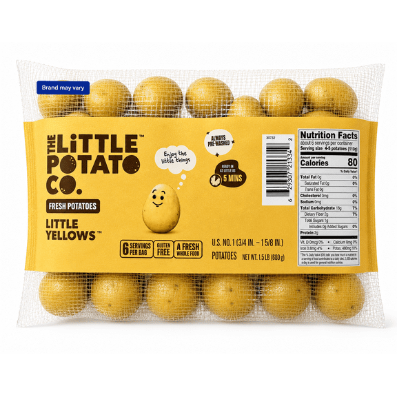 Fresh Yellow Petite Potatoes, 1.5 lb Bag