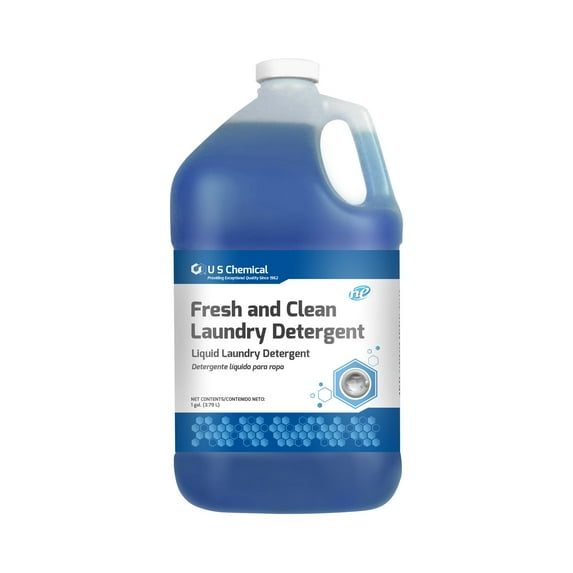 Fresh and Clean Laundry Detergent 1 gal. Jug Lemon Scent 4 Ct 057609.