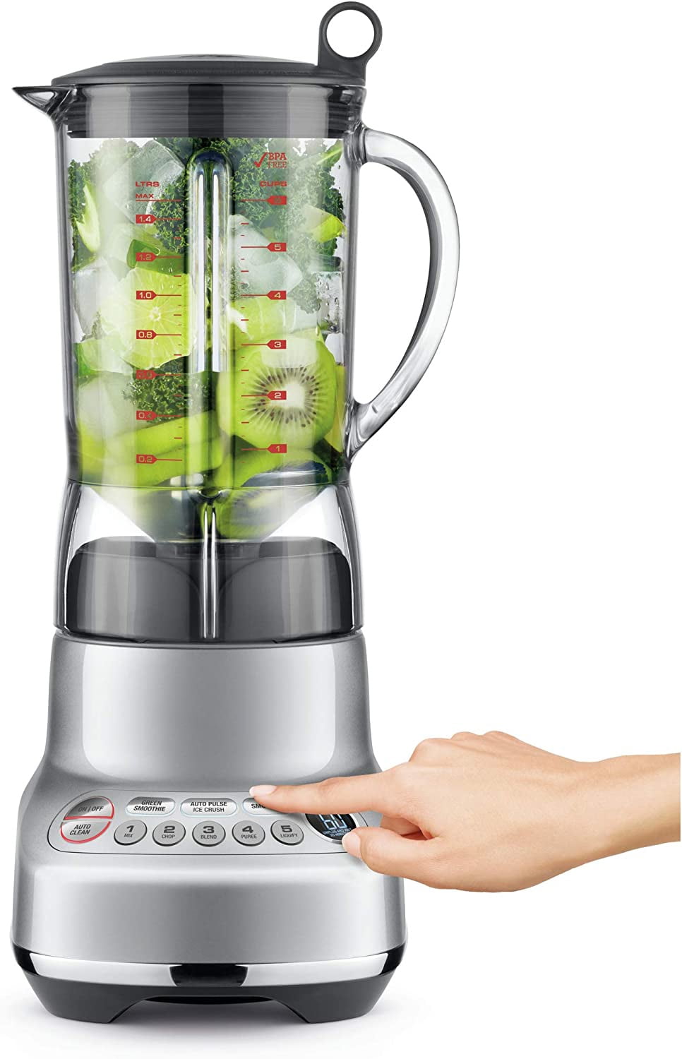 Silver 50oz Variable Speed Blender with BPA-Free Tritan Jug