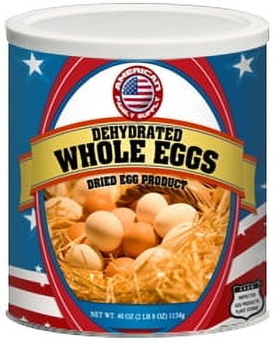 Fresh and Honest Foods Dehydrated Whole Eggs 40 OZ #10 Can