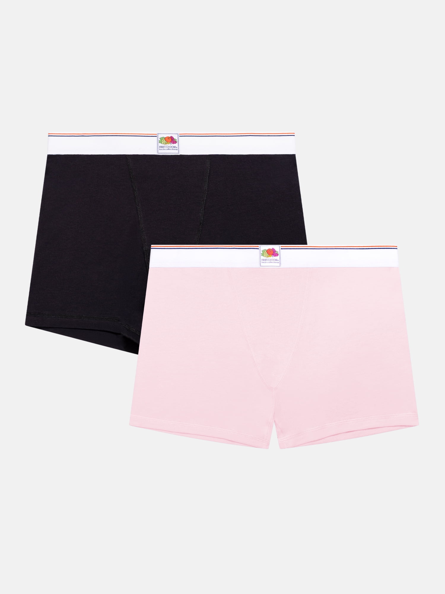 Fresh by Fruit of the Loom 2-Pack Cotton Boxer Short, Sizes XS to XXL