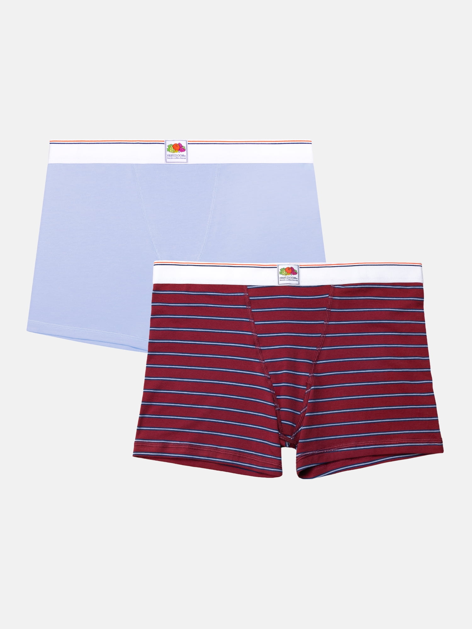 Fresh by Fruit of the Loom 2-Pack Cotton Boxer Short, Sizes XS to XXL