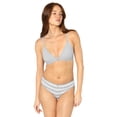 thumbnail image 1 of fresh collection by Fruit of the Loom Women's Cotton Triangle Bralette and Bikini Underwear Set, 1 of 8