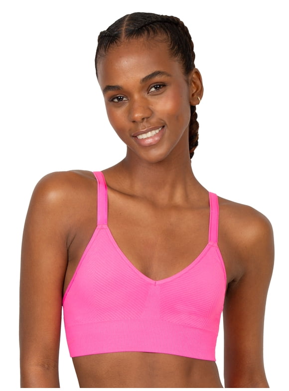 Fresh by Fruit of the Loom Juniors So Comfy Seamless Bralette, Style FR134W, Sizes XS-3XL