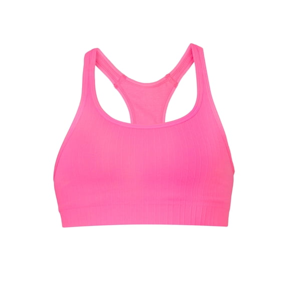 Fresh by Fruit of the Loom Juniors So Sporty Seamless Racerback Crop Top, Style FR137W, Sizes XS to 3XL