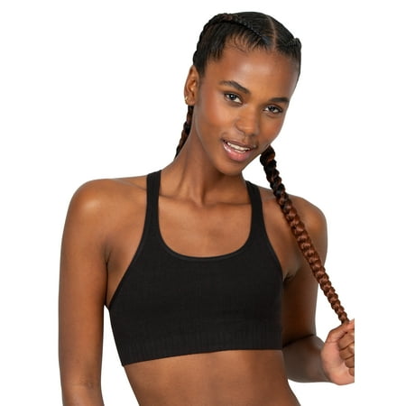 Fruit of the Loom Fresh by Fruit of the Loom Juniors So Sporty Seamless Racerback Crop Top, Style FR137W, Sizes XS to 3XL