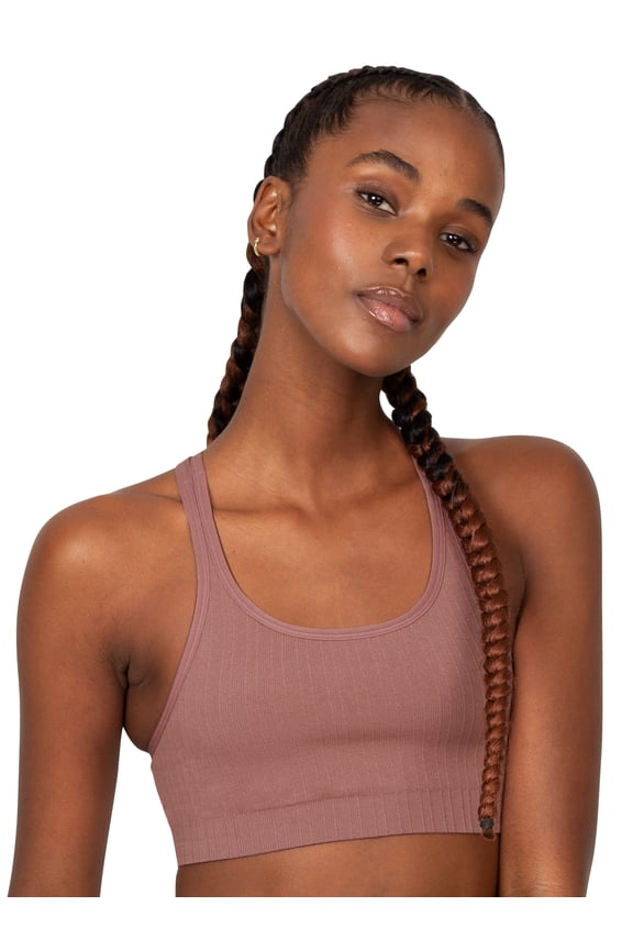 Fresh by Fruit of the Loom Juniors So Sporty Seamless Racerback Crop Top, Style FR137W, Sizes XS to 3XL