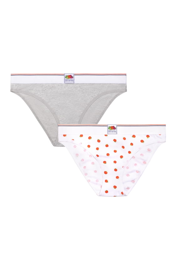 fresh collection® by Fruit of the Loom® cotton bikini underwear 2-pack