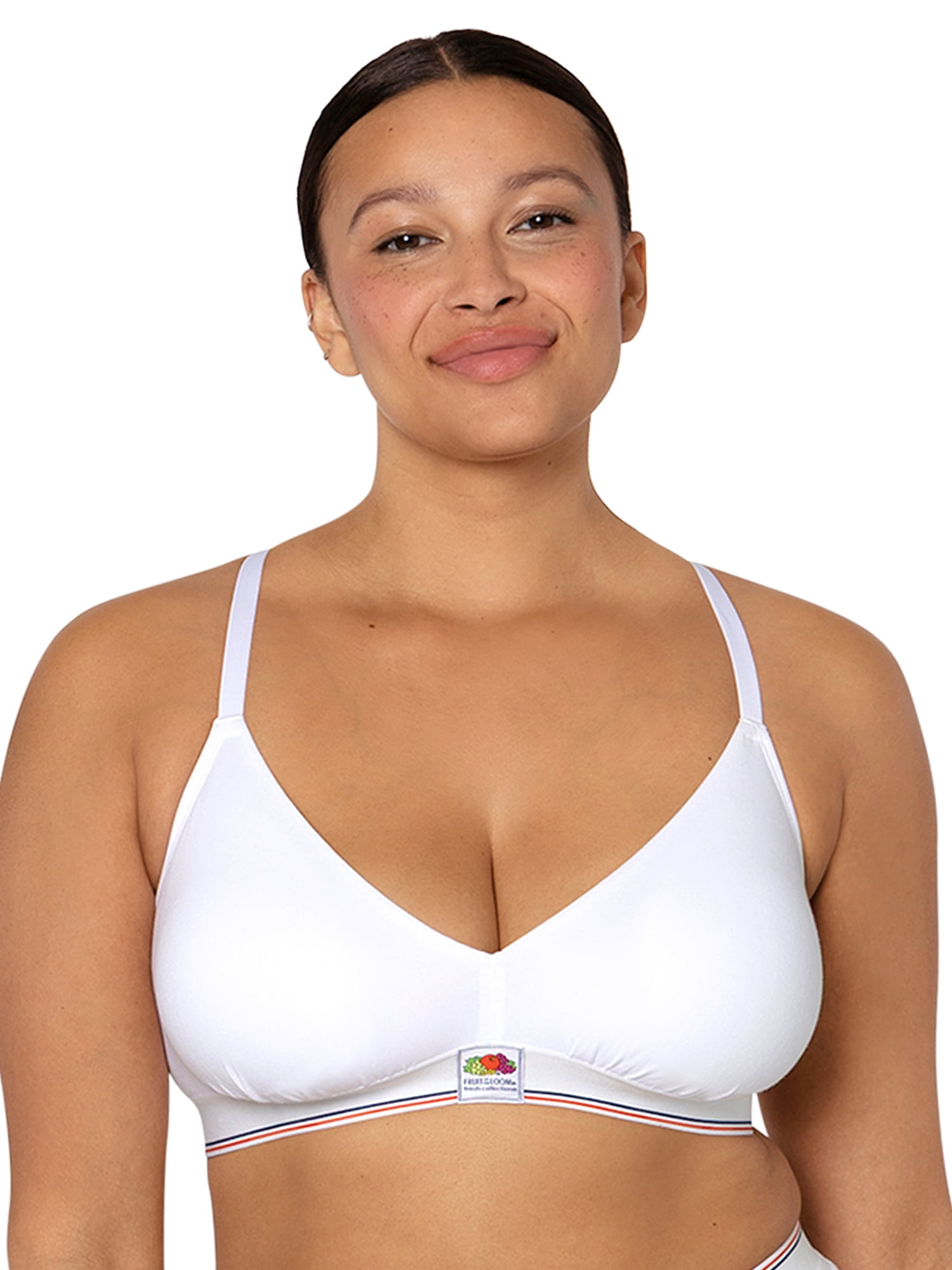 fresh collection by Fruit of the Loom Women's Cotton Triangle Bralette