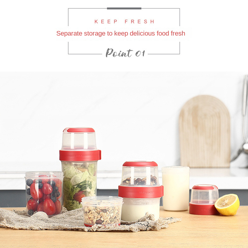 Freshkeeping Food Container Fruit Salad Yogurt Box Kitchen Container