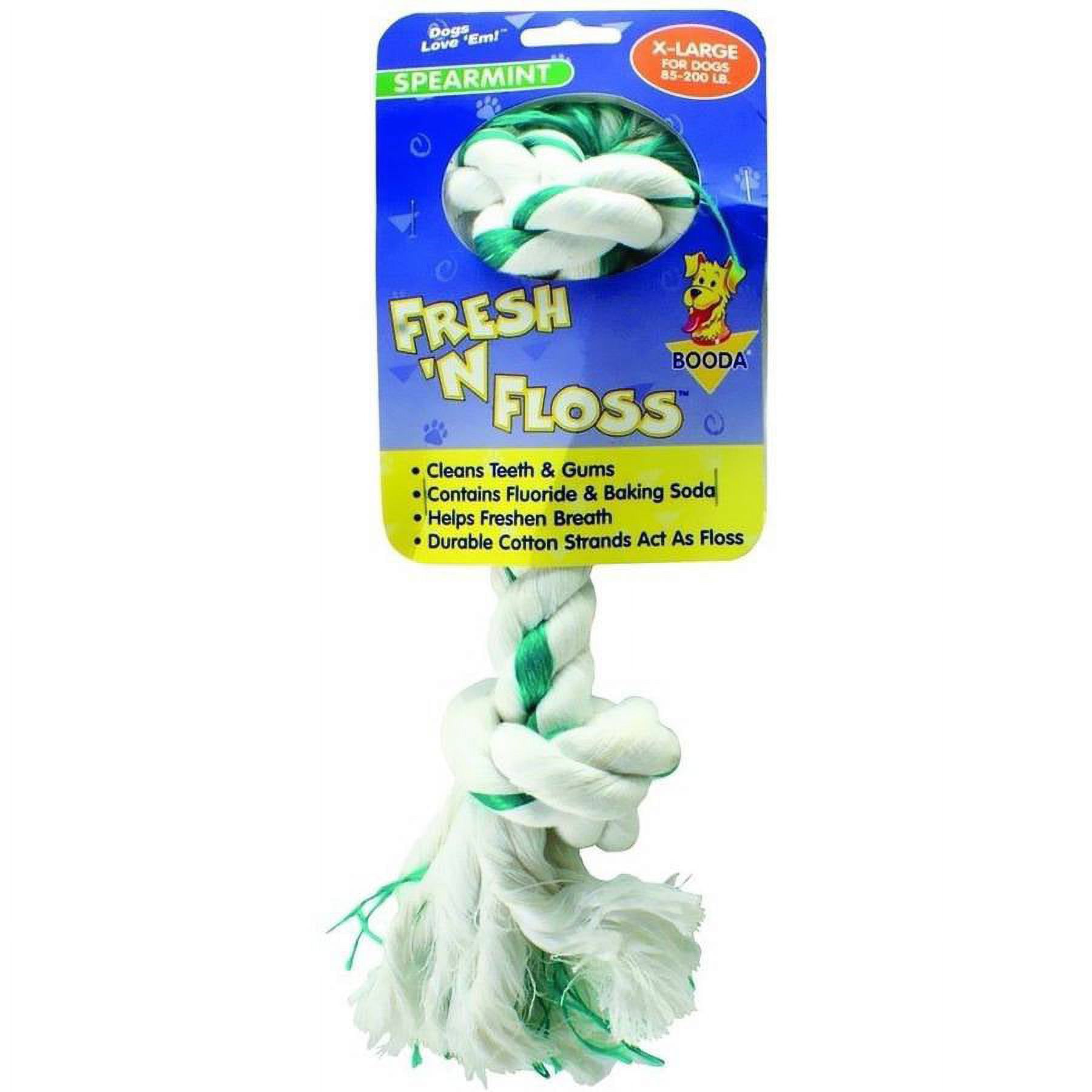 Freshnfloss 2knot Rope Bone Dog Toy