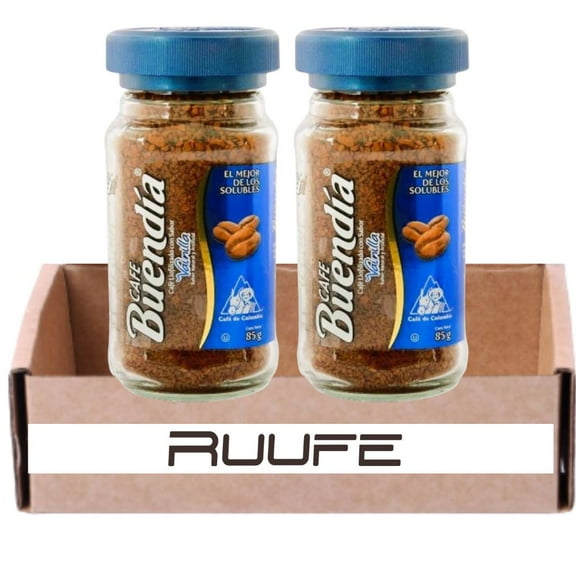 Fresh vanilla instant Colombian coffee Buendia 100% Colombian (2.9oz) Cafe Instantaneo Buen dia Vainilla - Cafe Colombiano Colombian Coffee