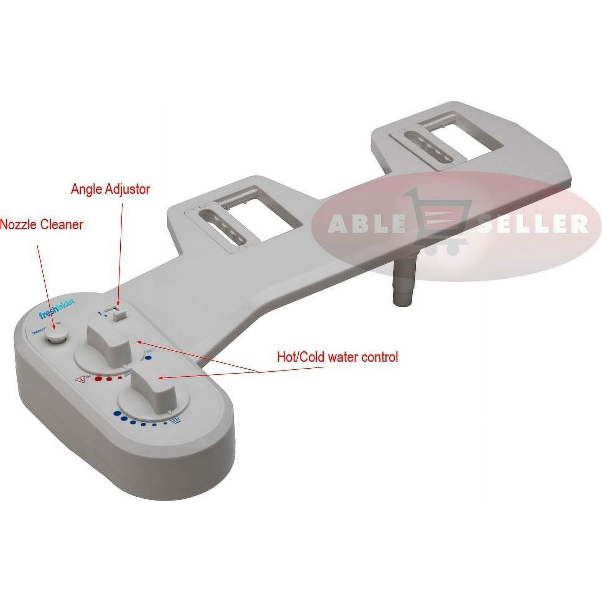 FreshBidet Non-Electric Bidet Attachment with Adjustable Angle Nozzle