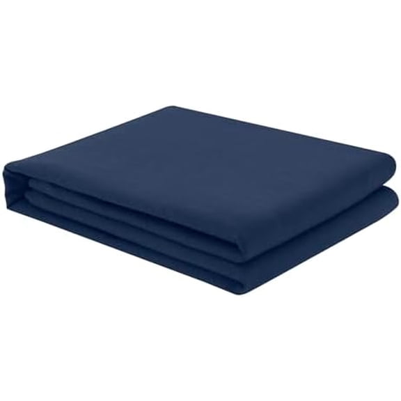 FreshCulture King Flat Sheet - Hotel Quality King Flat Sheet Only - Brushed Microfiber Top Sheet - Ultra Soft & Breathable - Wrinkle-Free - Easy Care - Single Flat Sheet (King, Navy Blue)