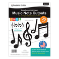 thumbnail image 1 of FreshCut Crafts Punch Out Paper Cutouts, Black Music Notes, 70 Pieces, 1 of 5