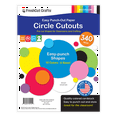 thumbnail image 1 of FreshCut Crafts Punch Out Paper Cutouts, Circle Shapes, Multicolor, 340 Pieces, 1 of 6
