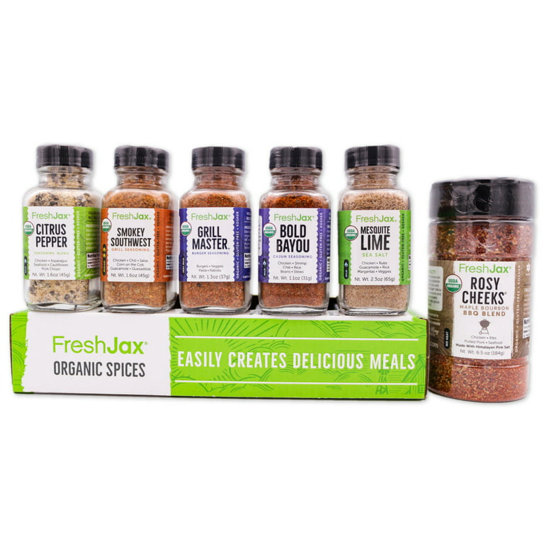 FreshJax BBQ & Grill Organic Seasonings Variety Pack 