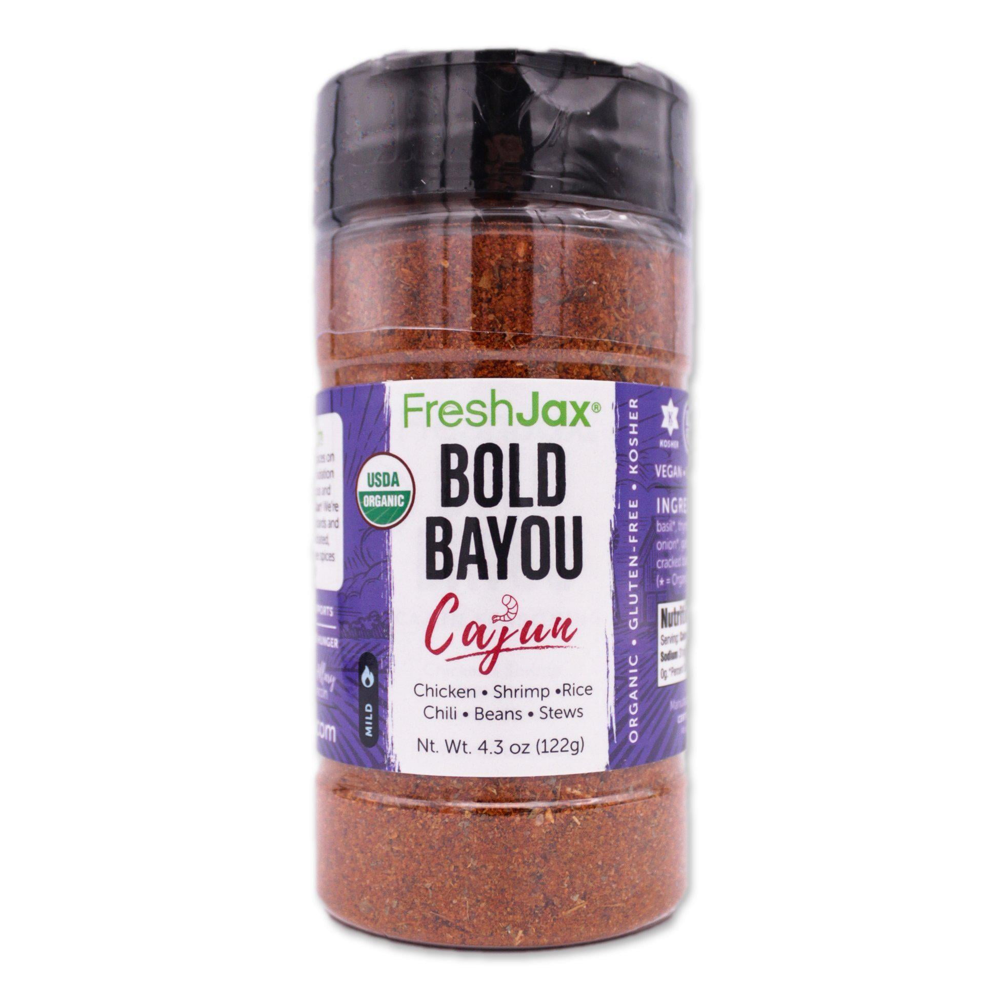 Freshjax Bold Bayou Organic Cajun Seasoning - 4.3oz, Size: Large