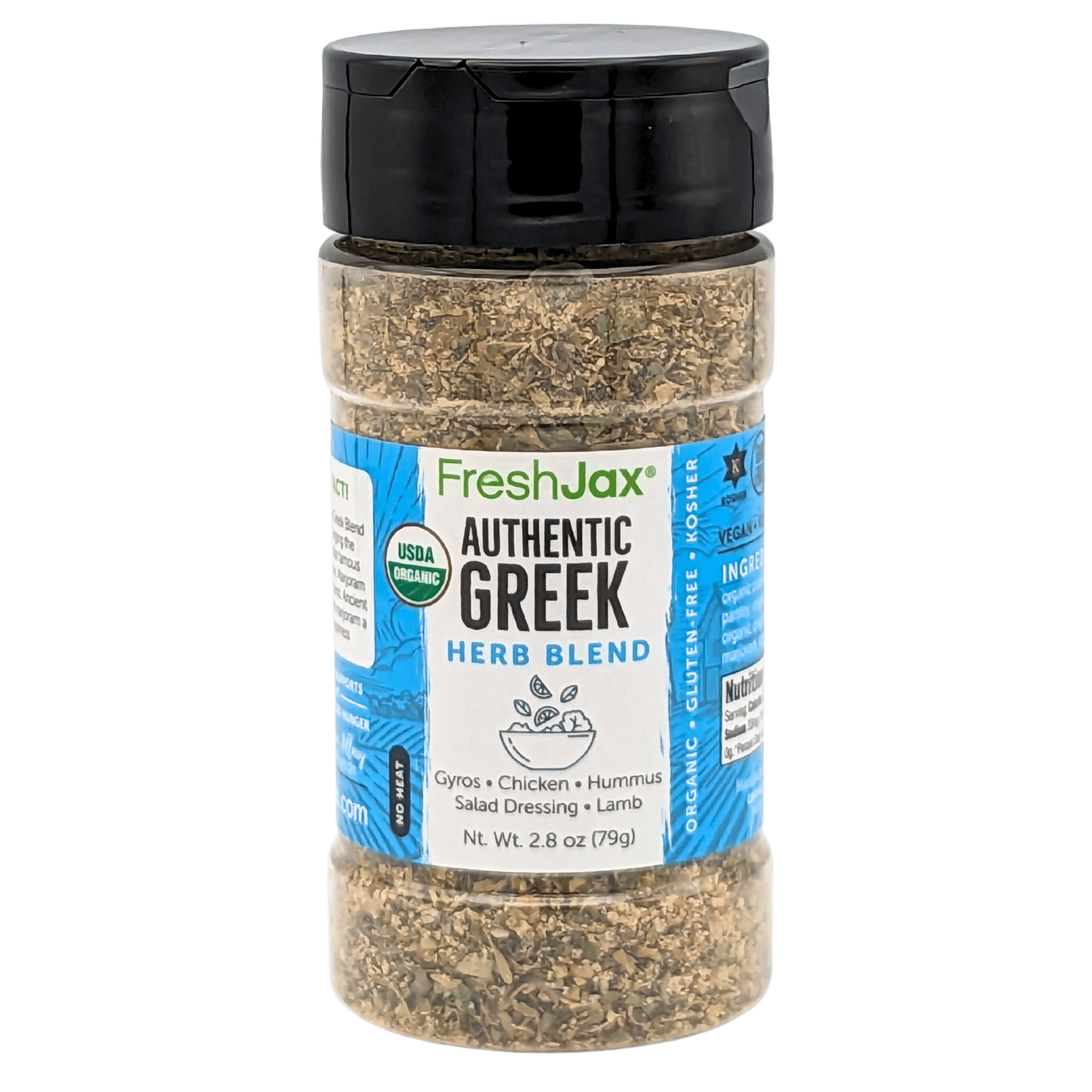 FreshJax Greek Seasoning Blend Organic Mediterranean Spice for