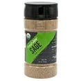 thumbnail image 1 of FreshJax Organic Sage Leaf Ground Powder (1.8 oz Large Bottle) Non GMO, Gluten Free, Keto, Paleo, No Preservatives Certified Organic Sage Dried Leaves Powder | Handcrafted in Jacksonville, Florida, 1 of 9