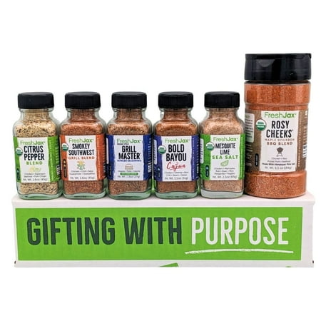 FreshJax BBQ & Grill Organic Seasonings Variety Pack