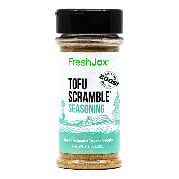 FreshJax Tofu Scramble Spice Mix – Vegan Plant-Based Egg Seasoning 3.6 oz
