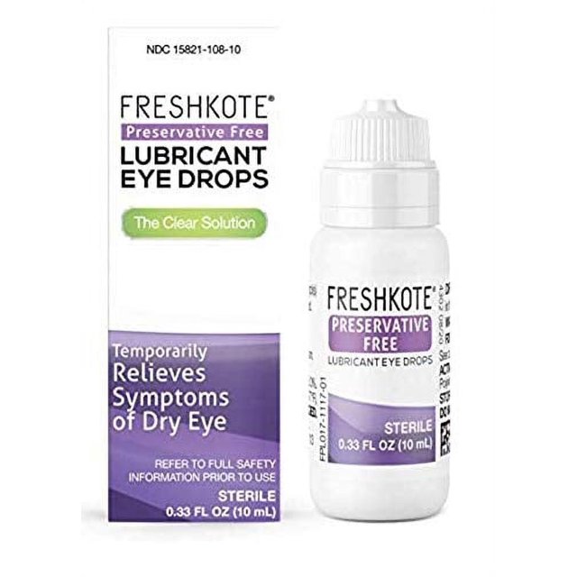 FreshKote Preservative Free Lubricant Eye Drops .33 Oz