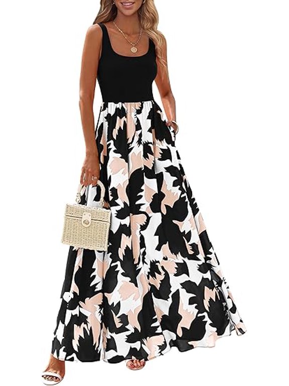 Wear for Women Summer Spring Easter Boho Floral Beach Wedding Flowy Vacation Cruise Outfits