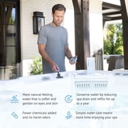 FreshWater Salt System Cartridge - Water Cleaning Replacement Cartridge for Spas & Hot Tubs - Easy Maintenance - Supports Natural-Feeling Water to Help Prevent Dry Eyes & Itchy Skin 2 Pack